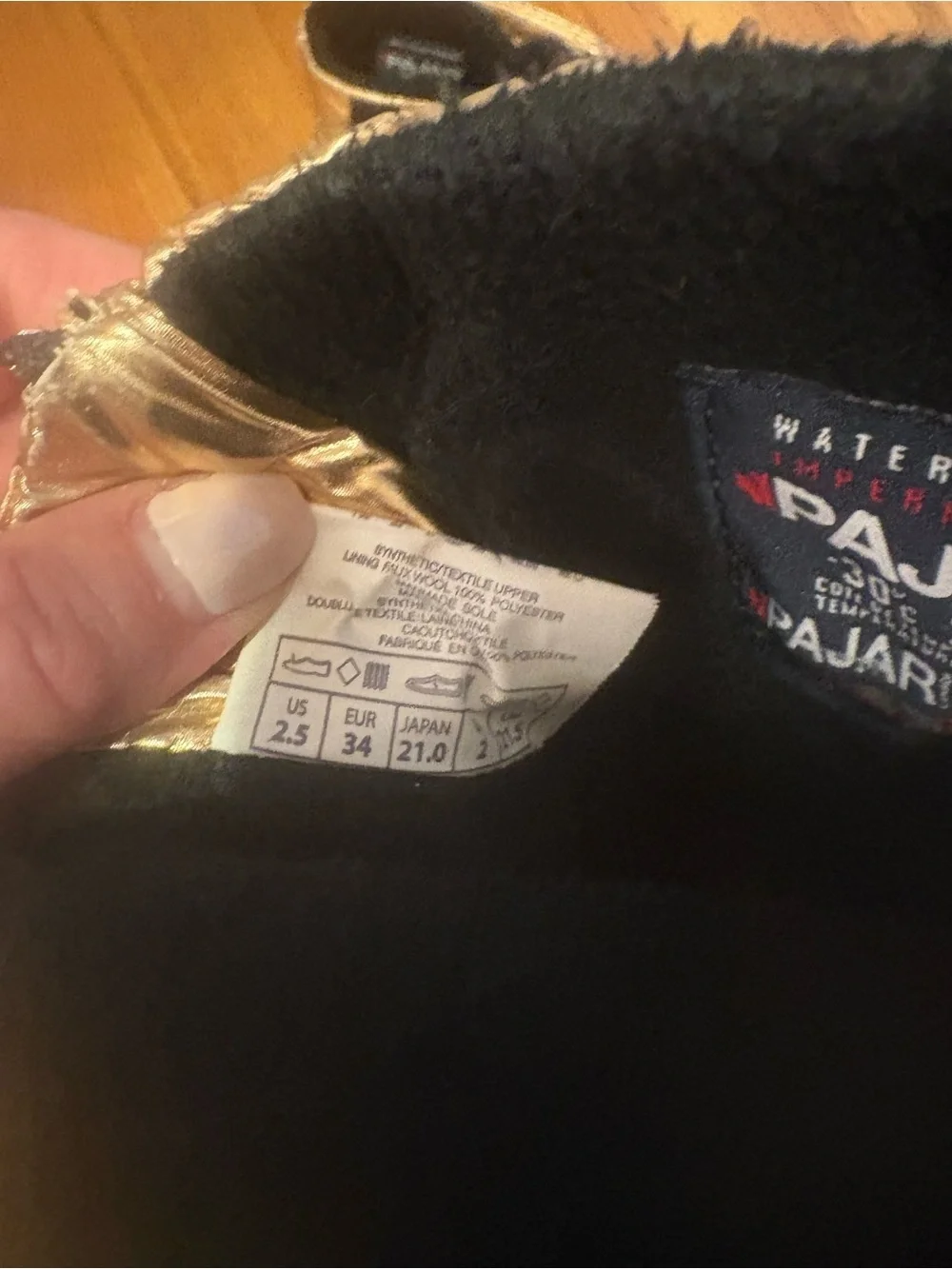 Pajar only worn